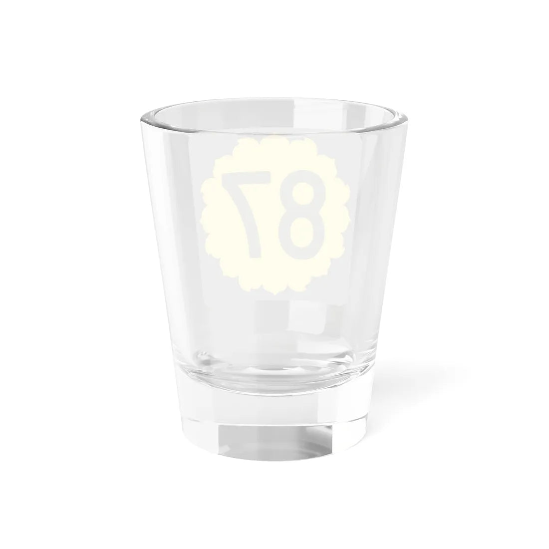 K-87 (Kansas) (Road Sign) Shot Glass 1.5oz - Go Mug Yourself
