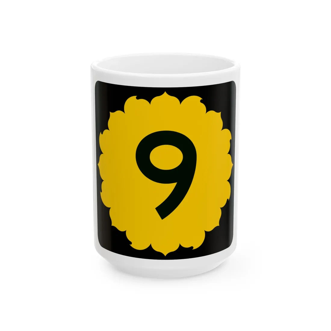 K-9 (Kansas) (Road Sign) White Coffee Mug 15oz - Go Mug Yourself