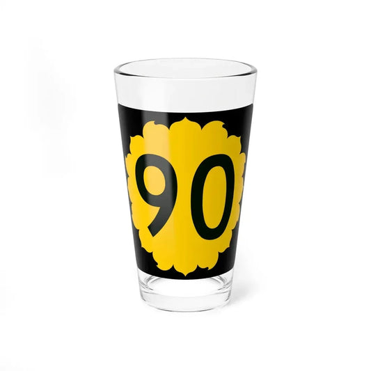 K-90 (Kansas) (Road Sign) Pint Glss 16oz 16oz - Go Mug Yourself