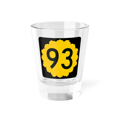 K-93 (Kansas) (Road Sign) Shot Glass 1.5oz 1.5oz - Go Mug Yourself