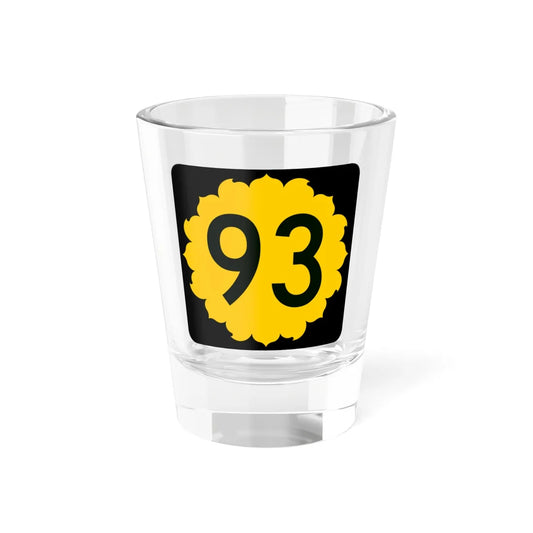 K-93 (Kansas) (Road Sign) Shot Glass 1.5oz 1.5oz - Go Mug Yourself