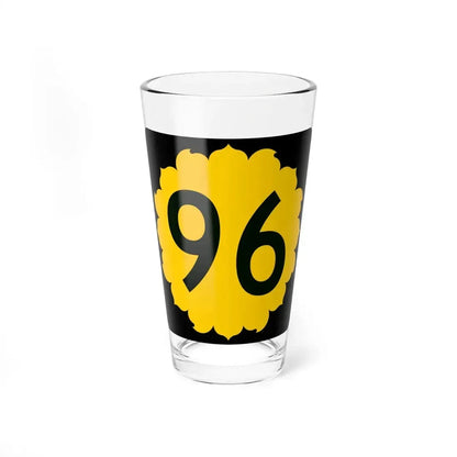 K-96 (Kansas) (Road Sign) Pint Glass 16oz 16oz - Go Mug Yourself