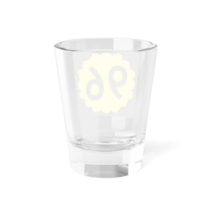 K-96 (Kansas) (Road Sign) Shot Glass 1.5oz - Go Mug Yourself