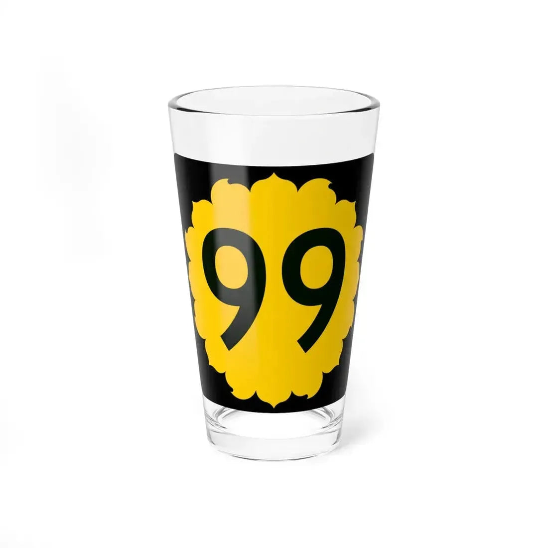 K-99 (Kansas) (Road Sign) Pint Glass 16oz 16oz - Go Mug Yourself