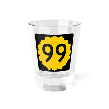 K-99 (Kansas) (Road Sign) Shot Glass 1.5oz 1.5oz - Go Mug Yourself
