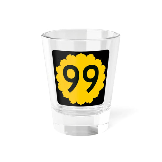 K-99 (Kansas) (Road Sign) Shot Glass 1.5oz 1.5oz - Go Mug Yourself