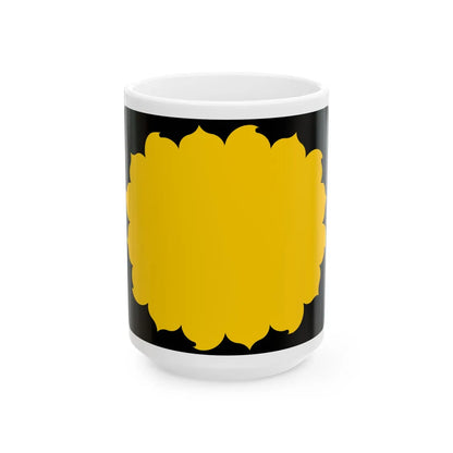 K-blank wide (Kansas) (Road Sign) White Coffee Mug 15oz - Go Mug Yourself