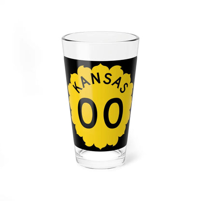K-template 1962 (Kansas) (Road Sign) Pint Glss 16oz 16oz - Go Mug Yourself