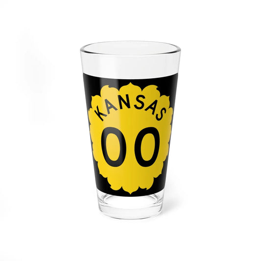 K-template 1962 (Kansas) (Road Sign) Pint Glss 16oz 16oz - Go Mug Yourself