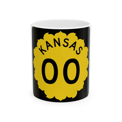 K-template 1962 (Kansas) (Road Sign) White Coffee Mug 11oz - Go Mug Yourself