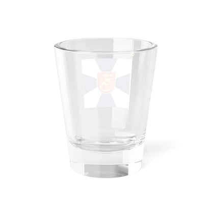 Kaartin jääkärirykmentin lippu (Finland) Shot Glass 1.5oz - Go Mug Yourself