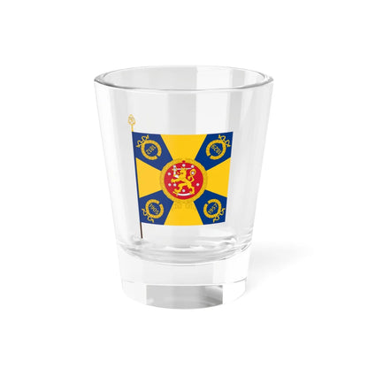 Kaartin pataljoonan lippu (Finland) Shot Glass 1.5oz 1.5oz - Go Mug Yourself