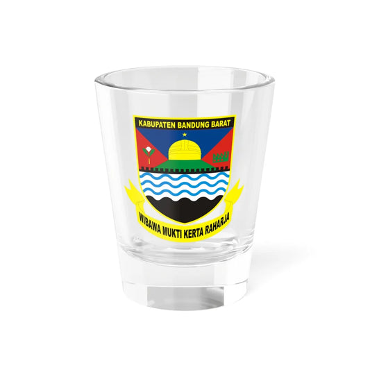 Kab Bandung Barat (Indonesia) (Coat of Arms) Shot Glass 1.5oz 1.5oz - Go Mug Yourself