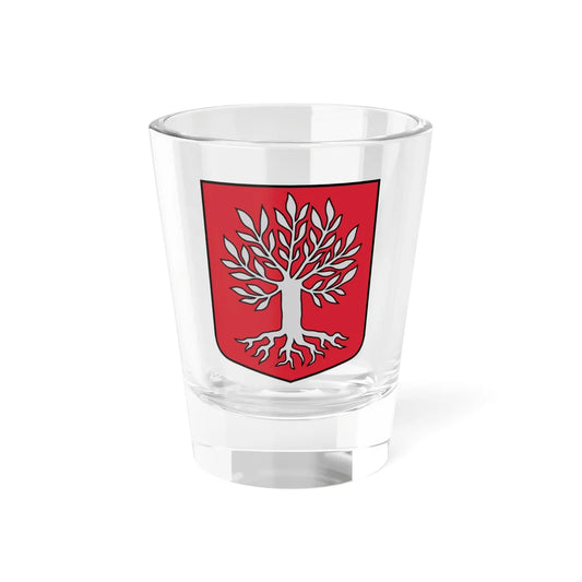 Kabiles pagasta ģerbonis (Latvia) (Coat of Arms) Shot Glass 1.5oz 1.5oz - Go Mug Yourself