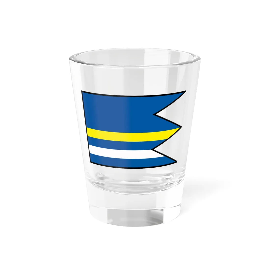 Kacanov Michalovce Flag (Slovakia) Shot Glass 1.5oz 1.5oz - Go Mug Yourself