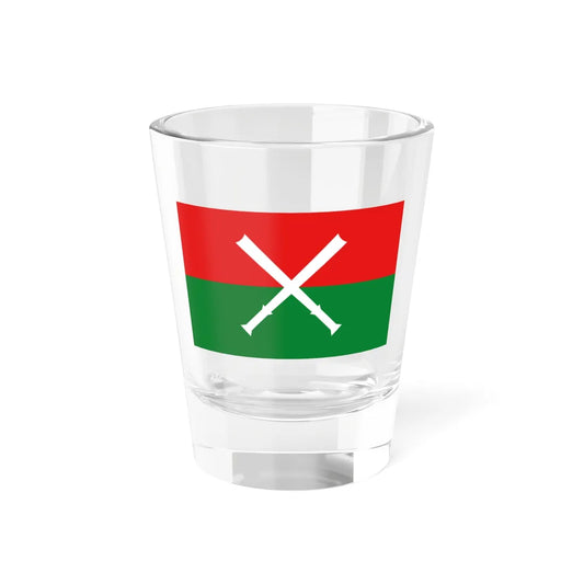 Kachin People Flag (Myanmar) Shot Glass 1.5oz 1.5oz - Go Mug Yourself