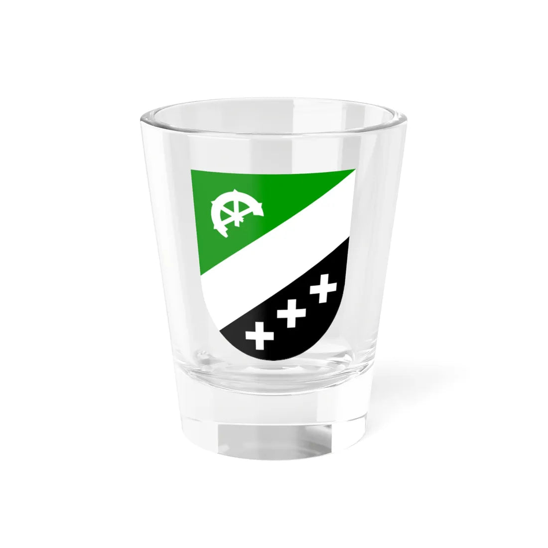 Kadrina valla vapp (Estonia) (Coat of Arms) Shot Glass 1.5oz 1.5oz - Go Mug Yourself