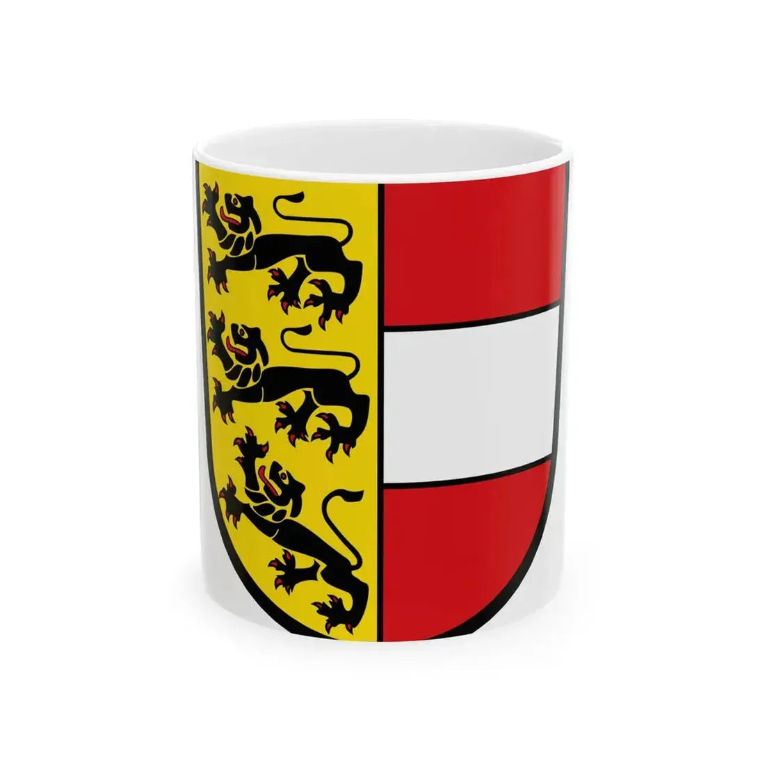 Kaernten shield CoA (Austria) White Coffee Mug 11oz - Go Mug Yourself