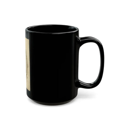 Kager Mays, African American Soldier, Half-Length Portrait, Facing Front (U.S. Civil War) Black Coffee Mug - Go Mug Yourself