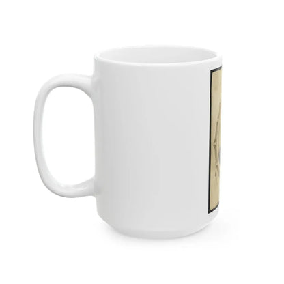 Kager Mays, African American Soldier, Half-Length Portrait, Facing Front (U.S. Civil War) White Coffee Mug - Go Mug Yourself