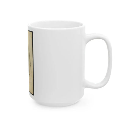 Kager Mays, African American Soldier, Half-Length Portrait, Facing Front (U.S. Civil War) White Coffee Mug - Go Mug Yourself