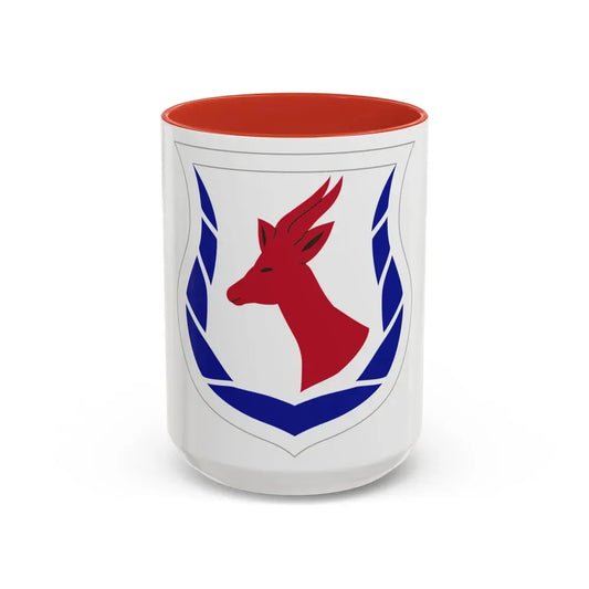 Kagnew StationEast Africa (U.S. Army) Accent Coffee Mug 15oz Red - Go Mug Yourself