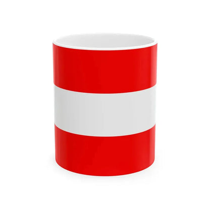 Kaientai Flag (Japan) White Coffee Mug 11oz - Go Mug Yourself