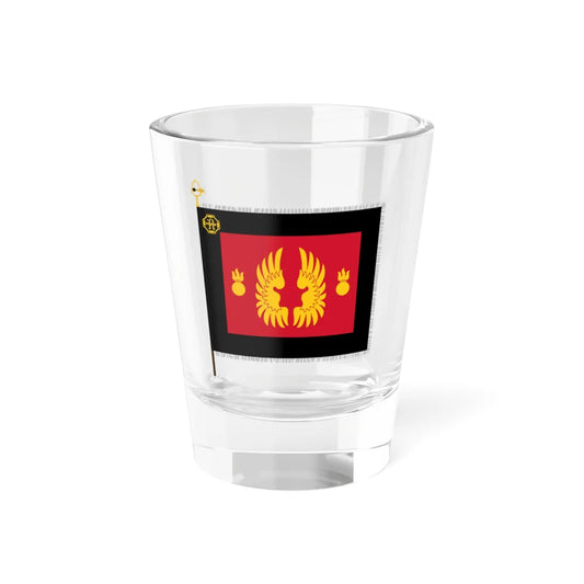 Kainuun tykistörykmentin lippu (Finland) Shot Glass 1.5oz 1.5oz - Go Mug Yourself