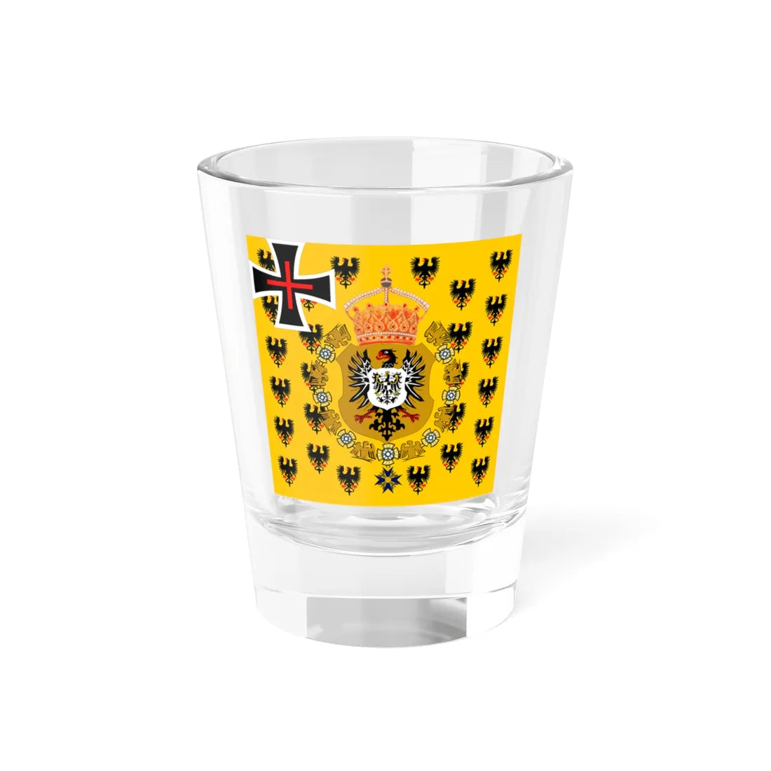 Kaiserinnenstandarte 1871 (Germany) Shot Glass 1.5oz 1.5oz - Go Mug Yourself