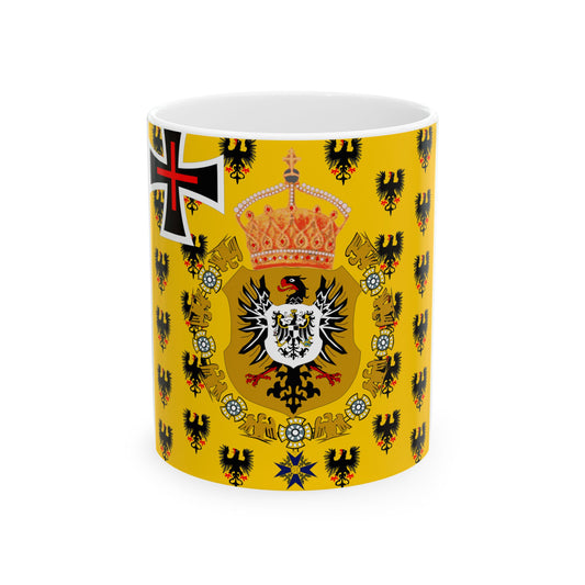 Kaiserinnenstandarte 1871 (Germany) White Coffee Mug-11oz-Go Mug Yourself