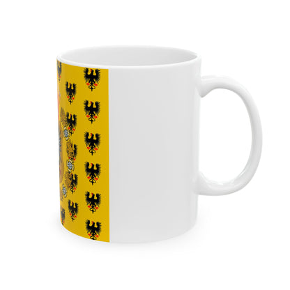 Kaiserinnenstandarte 1871 (Germany) White Coffee Mug-Go Mug Yourself