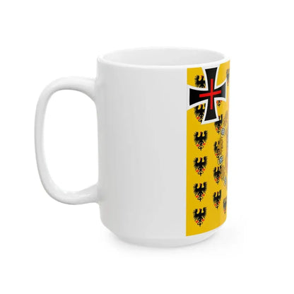 Kaiserinnenstandarte 1871 (Germany) White Coffee Mug - Go Mug Yourself