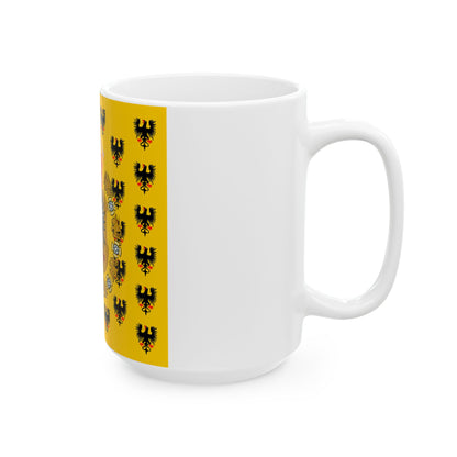 Kaiserinnenstandarte 1871 (Germany) White Coffee Mug-Go Mug Yourself