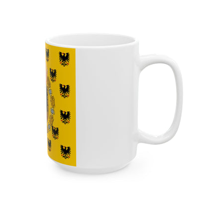 Kaiserinstandarte 1888 (Germany) White Coffee Mug-Go Mug Yourself