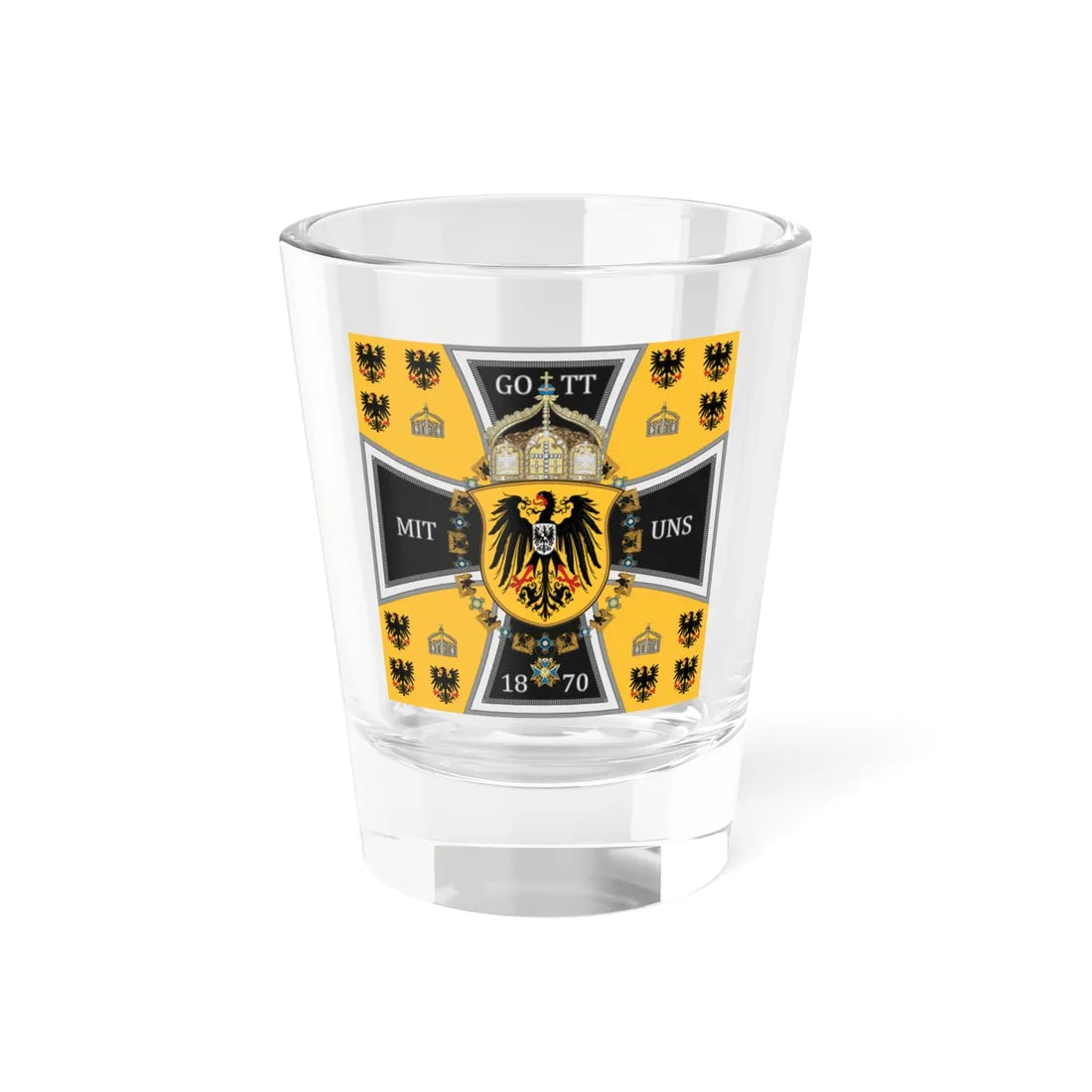 Kaiserstandarte (Germany) Shot Glass 1.5oz 1.5oz - Go Mug Yourself