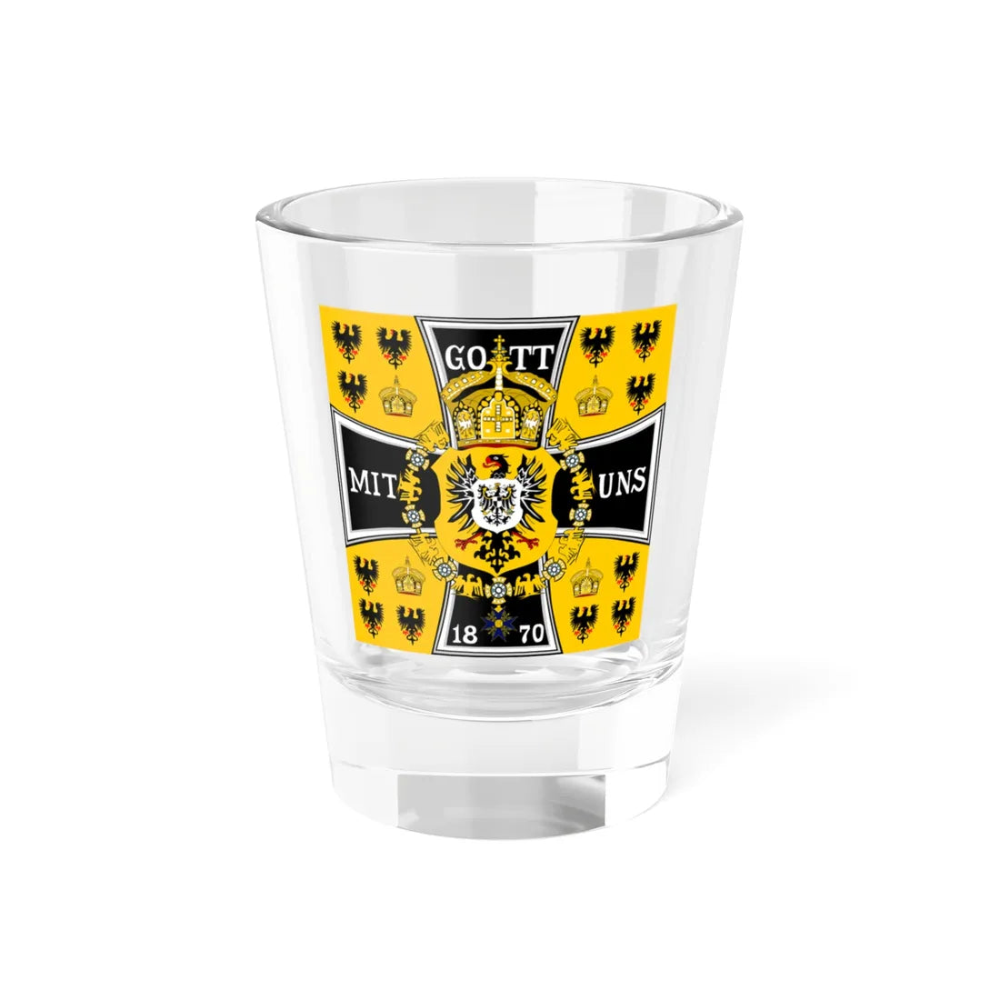 Kaiserstandarte Version2 (Germany) Shot Glass 1.5oz 1.5oz - Go Mug Yourself