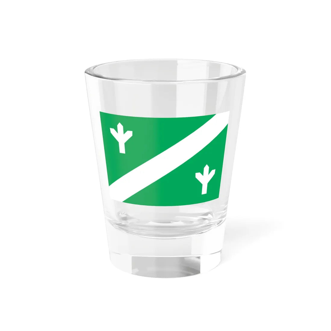 Kaiu Commune Flag (Estonia) Shot Glass 1.5oz 1.5oz - Go Mug Yourself