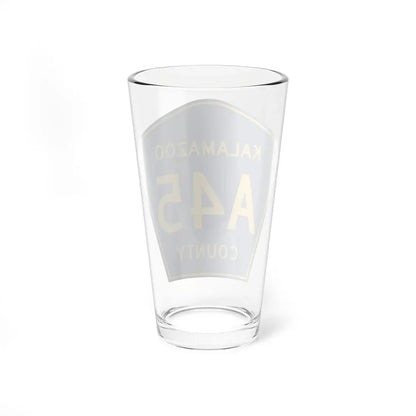 Kalamazoo County A-45 (Michigan) (Road Sign) Pint Glass 16oz - Go Mug Yourself