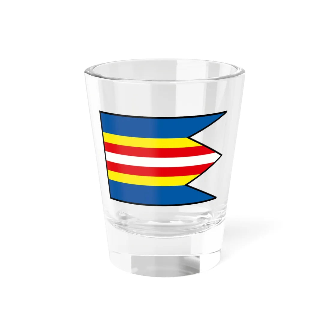 Kalamenova Turcianske Teplice Flag (Slovakia) Shot Glass 1.5oz 1.5oz - Go Mug Yourself