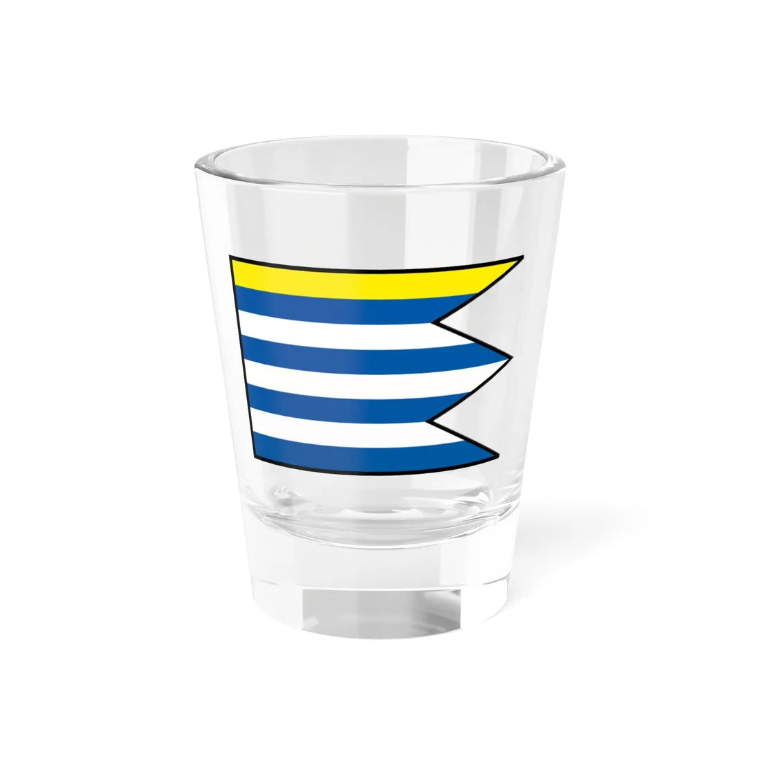 Kalava Spisska Nova Ves Flag (Slovakia) Shot Glass 1.5oz 1.5oz - Go Mug Yourself