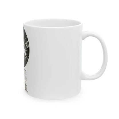 Kaleidoscope 1969 (Music Poster) White Coffee Mug - Go Mug Yourself
