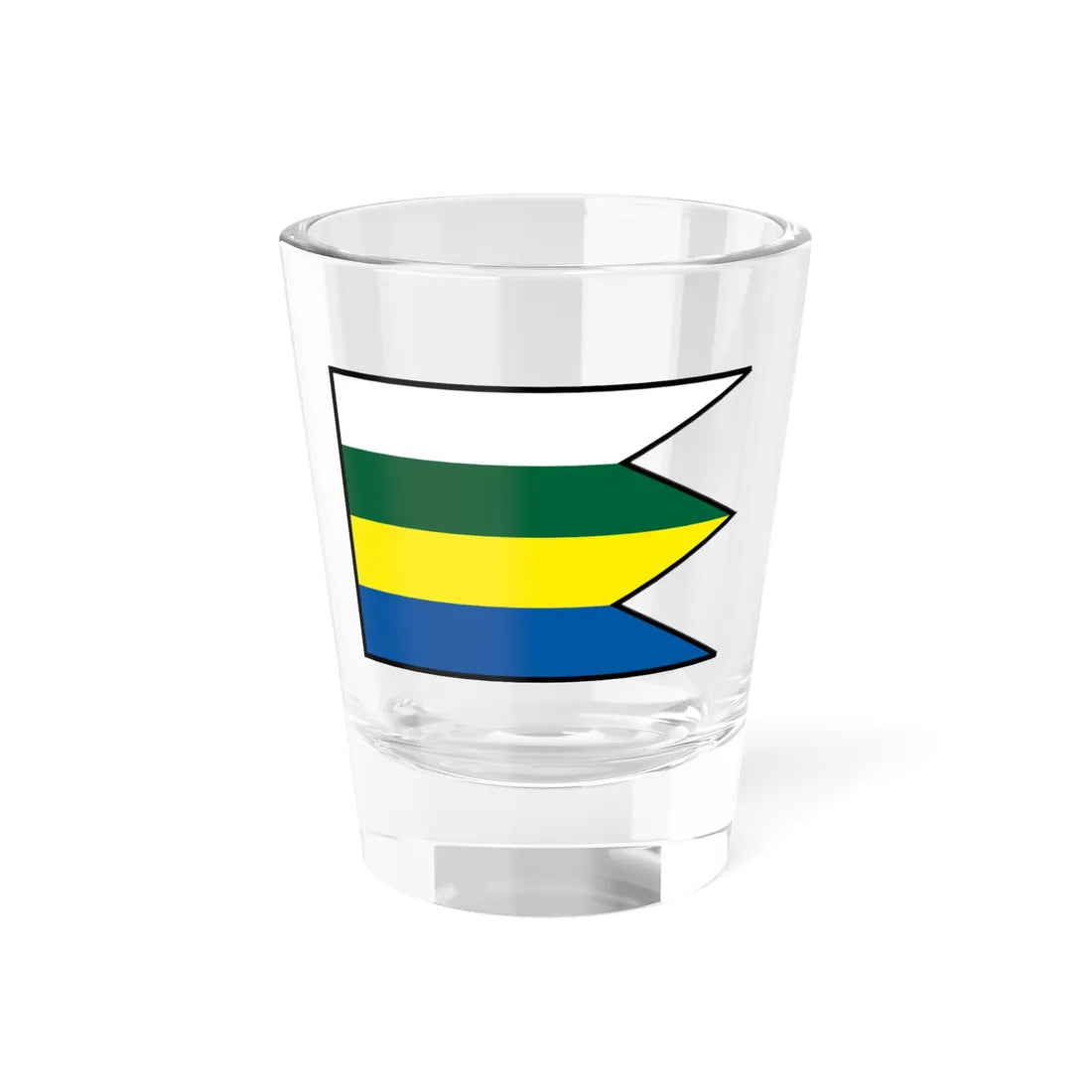 Kalinkovo Senec Flag (Slovakia) Shot Glass 1.5oz 1.5oz - Go Mug Yourself