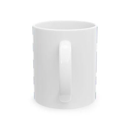 Kallergis Brothers flag (Greece) White Coffee Mug-Go Mug Yourself