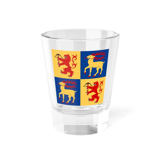 Kalmar lan vapenflagga (Sweden) Shot Glass 1.5oz 1.5oz - Go Mug Yourself