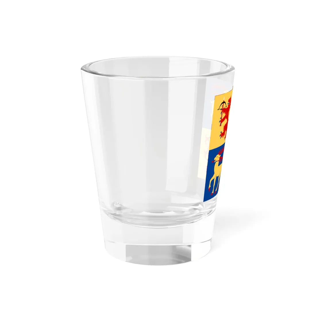 Kalmar lan vapenflagga (Sweden) Shot Glass 1.5oz - Go Mug Yourself