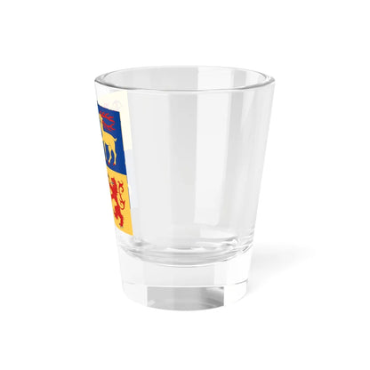 Kalmar lan vapenflagga (Sweden) Shot Glass 1.5oz - Go Mug Yourself