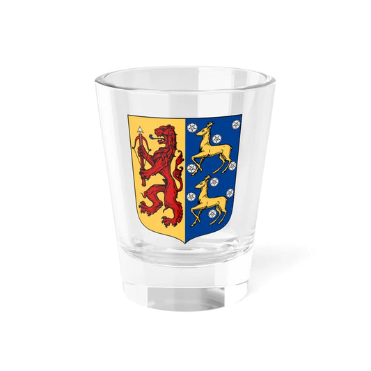 Kalmar läns vapen före 1944 (Sweden) (Coat of Arms) Shot Glass 1.5oz 1.5oz - Go Mug Yourself