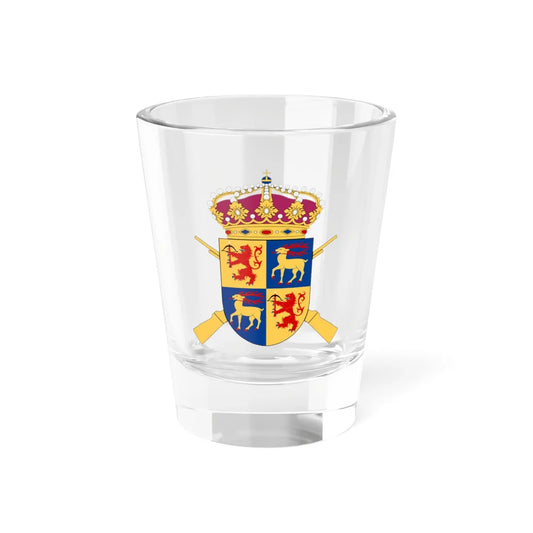 Kalmar regemente vapen (Sweden) (Coat of Arms) Shot Glass 1.5oz 1.5oz - Go Mug Yourself