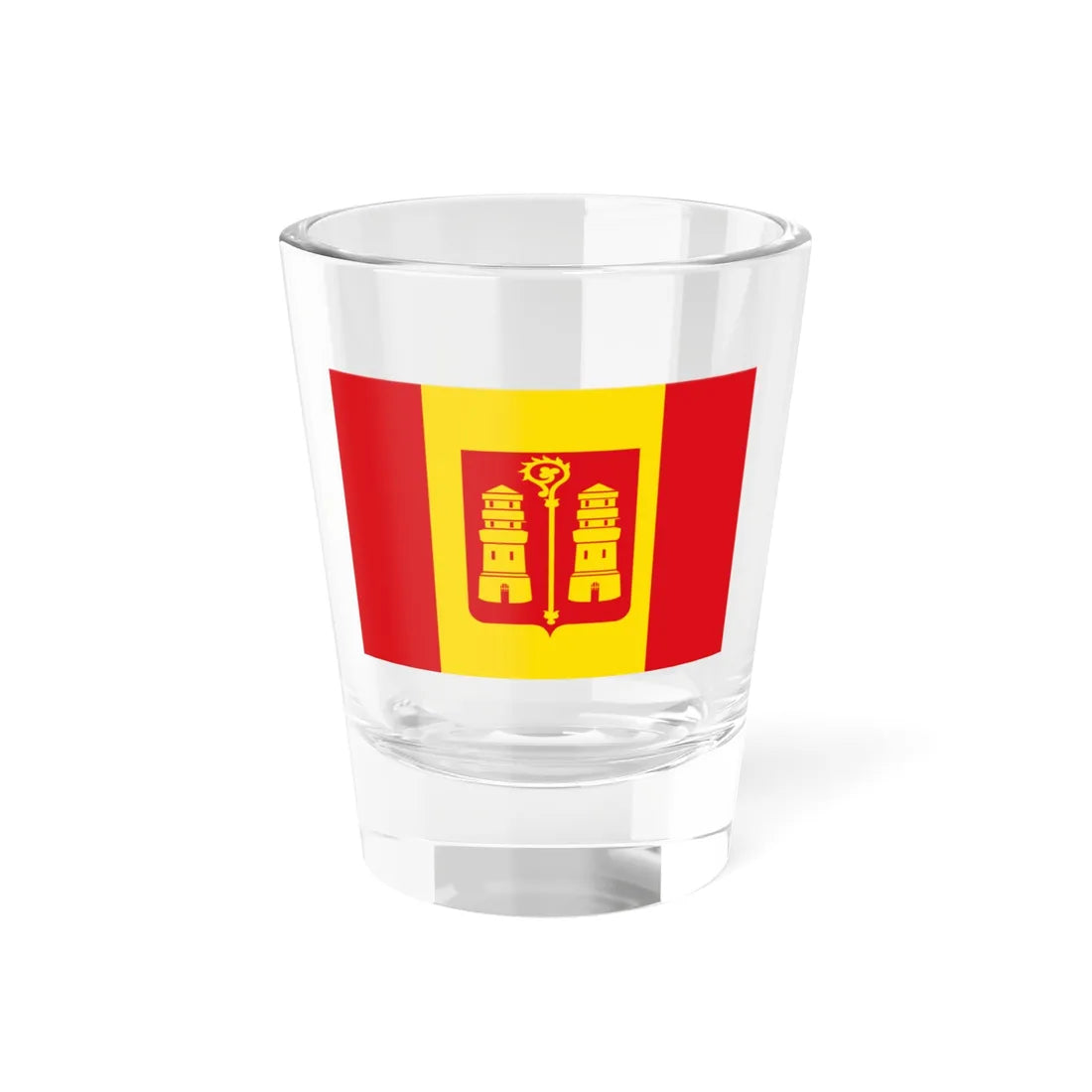 Kalmthout vlag (Belgium) Shot Glass 1.5oz 1.5oz - Go Mug Yourself