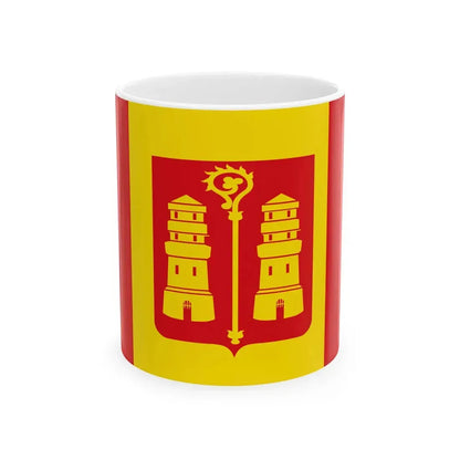 Kalmthout vlag (Belgium) White Coffee Mug 11oz - Go Mug Yourself
